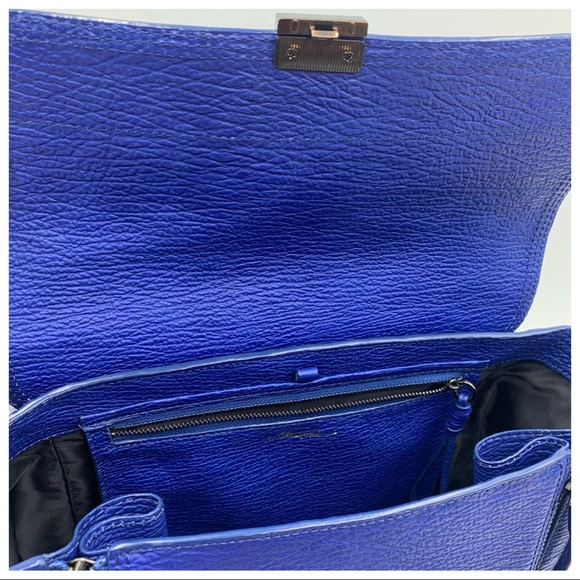 3.1 PHILLIP LIM Medium Pashli Satchel Cobalt Blue - Picture 11 of 13